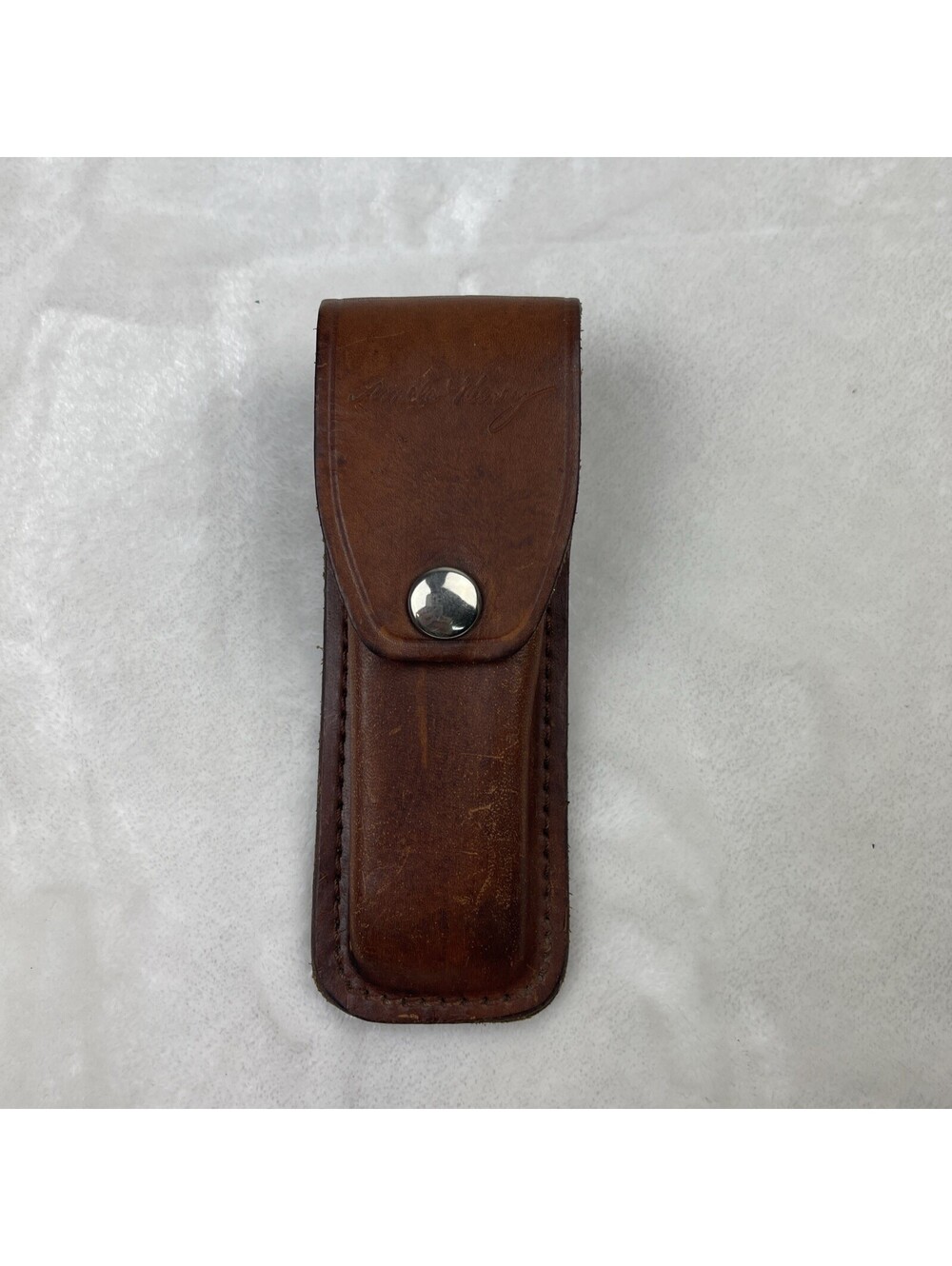 Uncle Henry Bear Paw Belt Loop Knife Sheath Genuine Leather